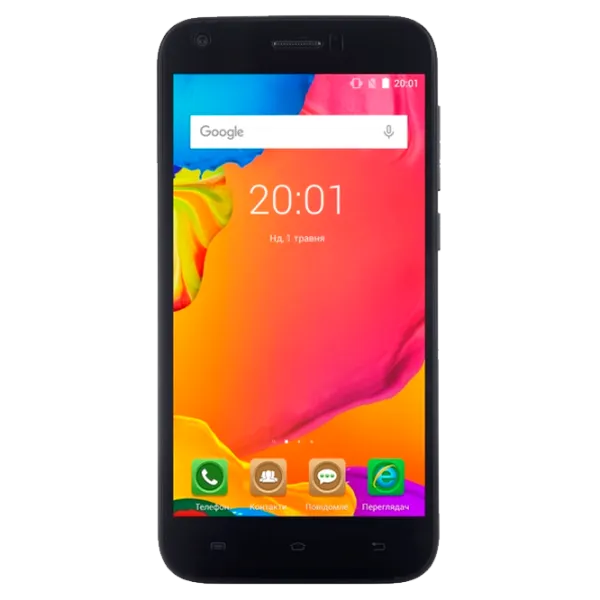 Ergo A502 Aurum 1 GB/ 8 GB/ Dual SIM/ Black photo 1