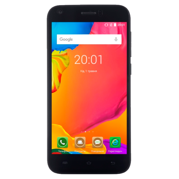 Ergo A502 Aurum 1 GB/ 8 GB/ Dual SIM/ Black photo 1