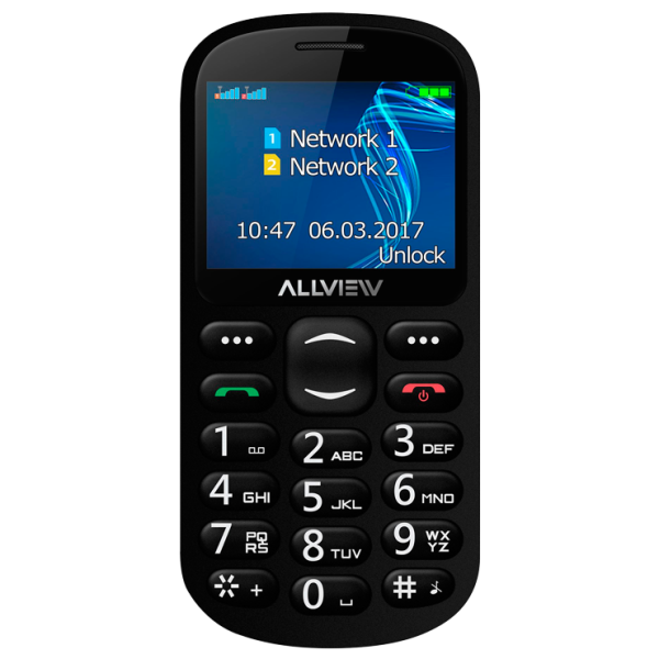 Allview D1 Senior Black/ Dual SIM photo 1