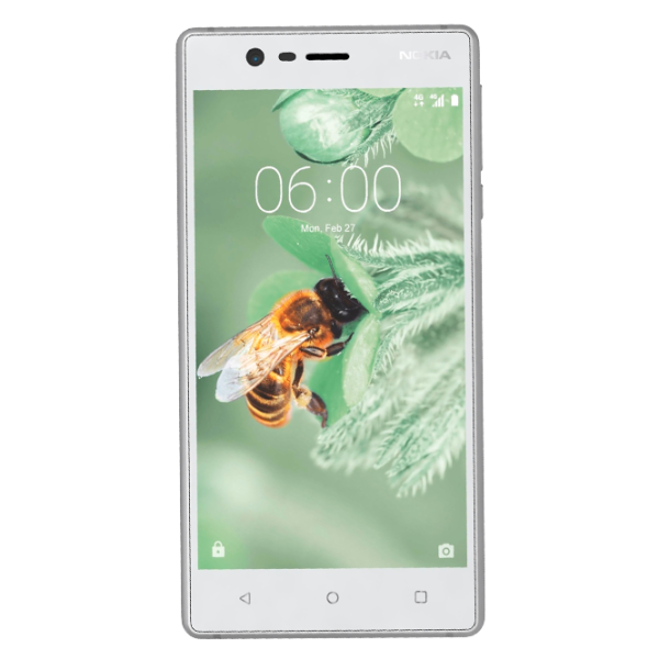 Nokia 3 2 ГБ/ 16 ГБ/ Dual SIM/ Серебристый Белый photo 1