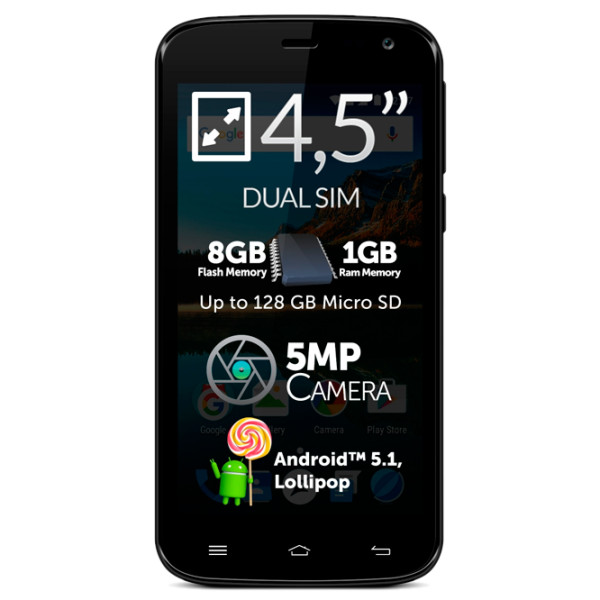 Allview A6 Lite 1 GB/ 8 GB/ Dual SIM/ Black photo 1