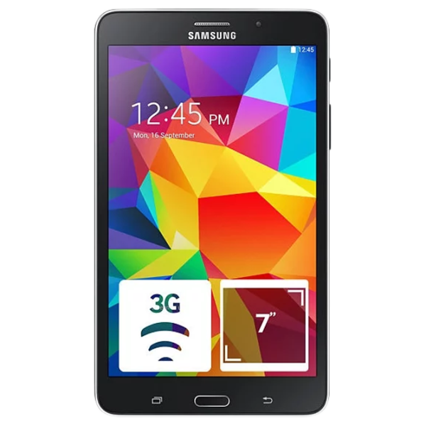 Планшет Samsung Tab 4 7"/ Ebony Черный/ 8 ГБ/ 3G/ T231 photo 1