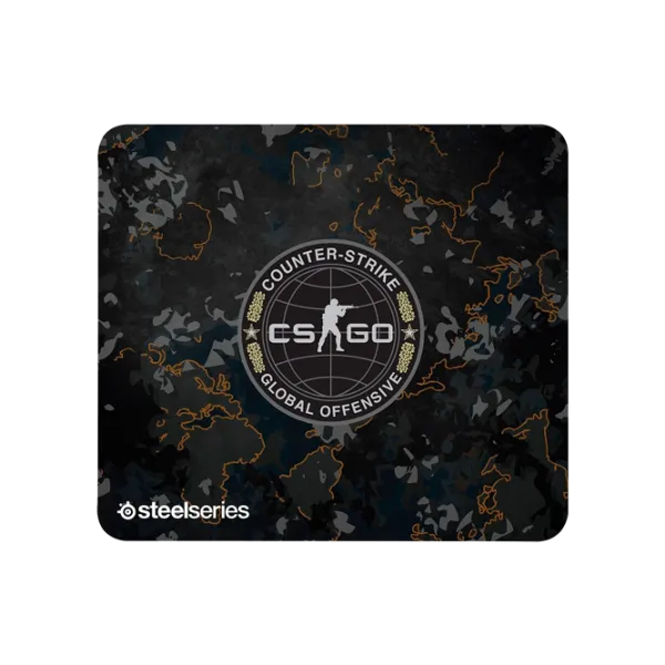 Covoraș pentru mouse Steelseries QcK+ CS:GO Camo Edition 63379 Print Black photo 1