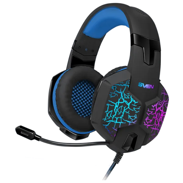 Căști Sven Ap U980MV Blue Black Cu fir/ Gaming photo 1
