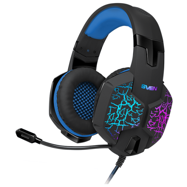 Căști Sven Ap U980MV Blue Black Cu fir/ Gaming photo 1