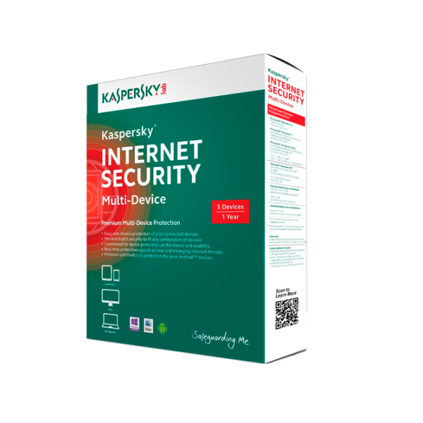 KASPERSKY Internet Security (KIS) 2015 X86/X64/ 1-5 user(s)/ English photo 1