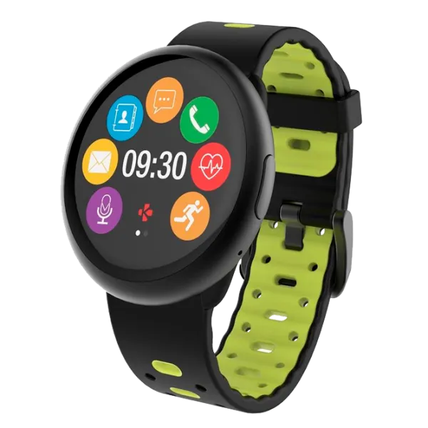 Ceas inteligent Mykronoz ZeRound 2 HR Premium 1.22"/ Yellow Black photo 1