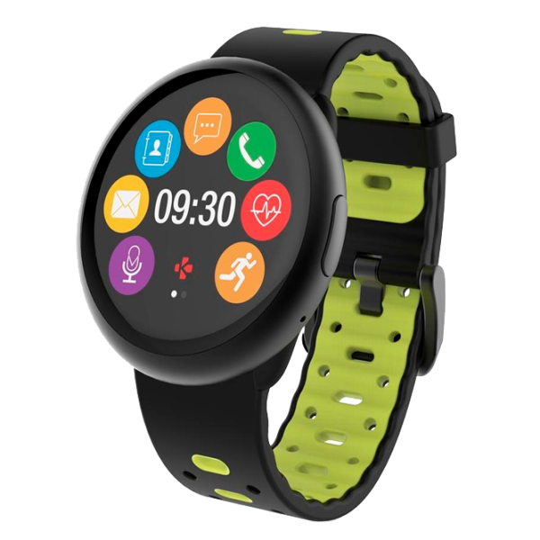 Ceas inteligent Mykronoz ZeRound 2 HR Premium 1.22"/ Yellow Black photo 1