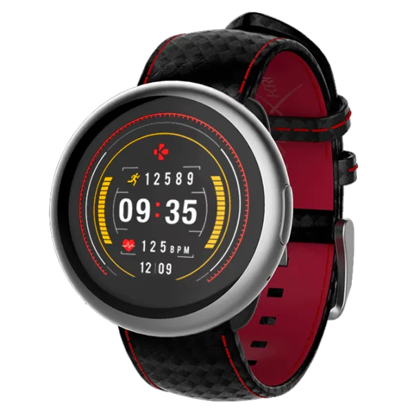 Ceas inteligent Mykronoz ZeRound 2 HR Premium 1.22"/ Carbon Silver photo 1