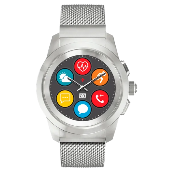 Умные часы Mykronoz ZeTime Elite 1.73"/ Milanese Серебристый photo 1