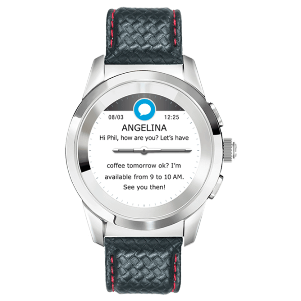 Ceas inteligent Mykronoz ZeTime Premium 1.73"/ Carbon Silver photo 1