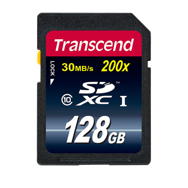 Memory Card Transcend SD Card 128 GB SD Card/ Class10 photo 1