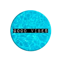 COMBO PopSocket & PopClip good vibes Синий