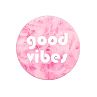COMBO PopSocket & PopClip good vibes on pink Розовый