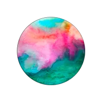 COMBO PopSocket & PopClip watercolours like painting Разноцветный