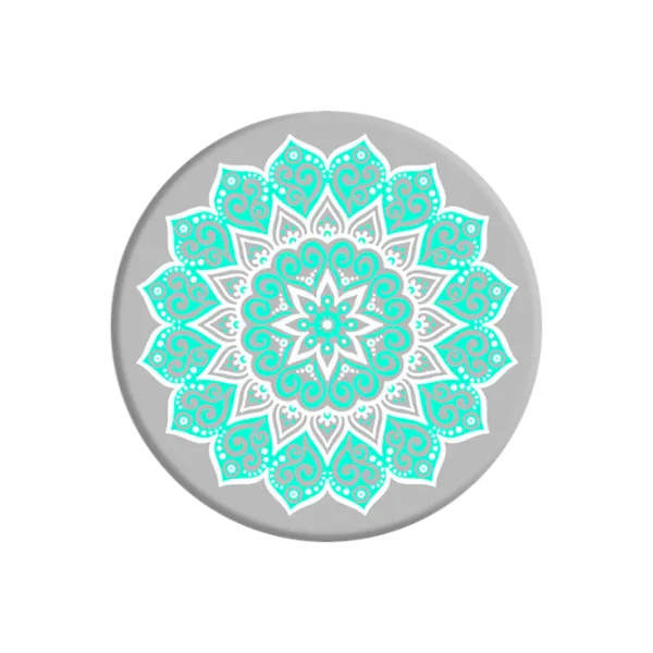 COMBO PopSocket & PopClip mandala mint Разноцветный photo 1