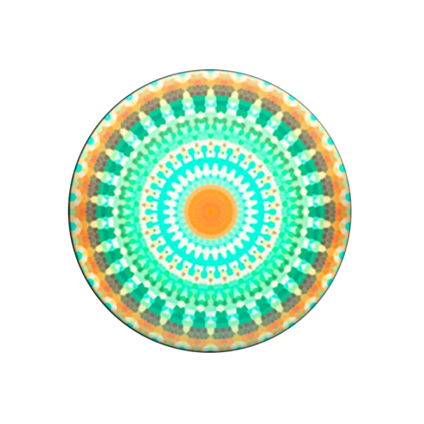 COMBO PopSocket & PopClip pow wow mandala Зелёный photo 1