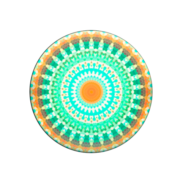 COMBO PopSocket & PopClip pow wow mandala Зелёный photo 1