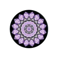COMBO PopSocket & PopClip peace mandala  Пурпурный