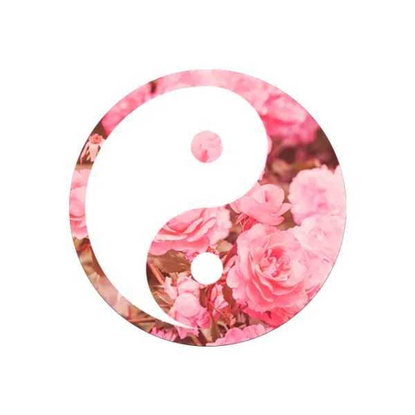 COMBO PopSocket & PopClip yin yang roses Разноцветный photo 1