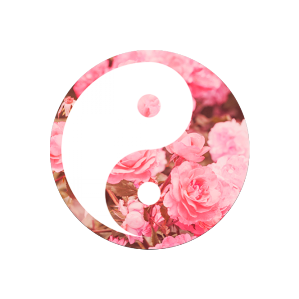 COMBO PopSocket & PopClip yin yang roses Разноцветный photo 1