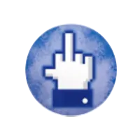 COMBO PopSocket & PopClip fuck facebook Синий