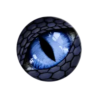 COMBO PopSocket & PopClip reptilian eye Черный