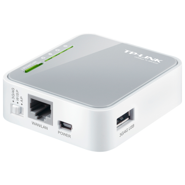 Wi-Fi Router TP-Link TL-MR3020 300 Mbit/ s/ White photo 1