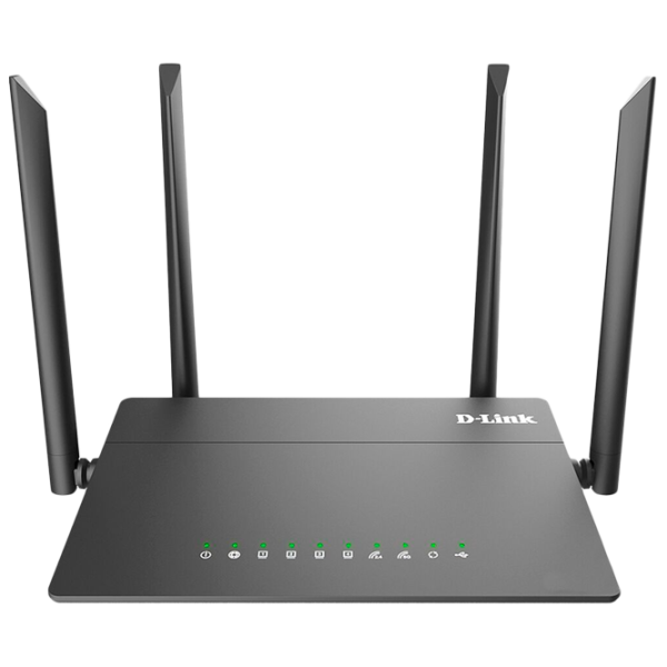Wi-Fi Router D-Link DIR-815/ RU/ R1B 300 Mbit/ s/ 867 Mbit/ s/ Black photo 1