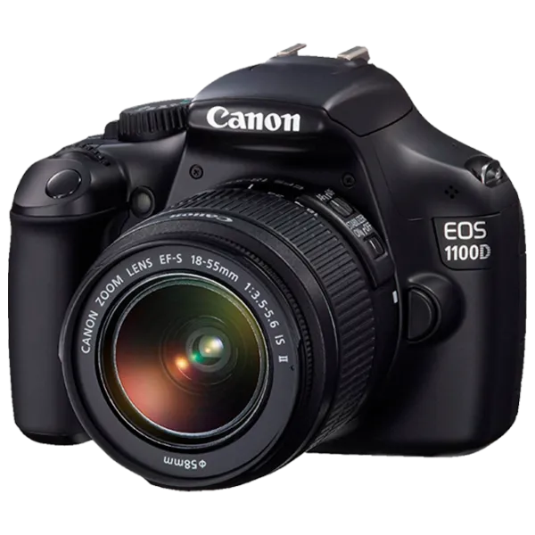 Cameră foto Canon EOS 1100D Kit CMOS/ Black photo 1 Cameră foto Canon EOS 1100D Kit CMOS/ Black photo 1