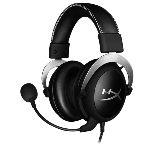 Căști HyperX Cloud Silver Silver Cu fir/ Gaming photo 1 Căști HyperX Cloud Silver Silver Cu fir/ Gaming photo 1
