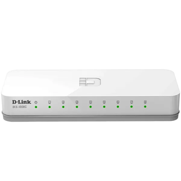 D-Link DES-1008C/A1A RJ-45/ Белый photo 1