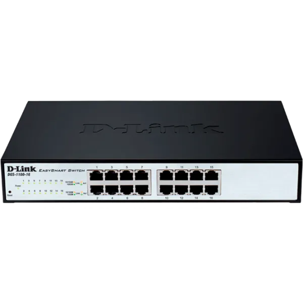 D-Link DGS-1100-16 RJ-45/ Black photo 1