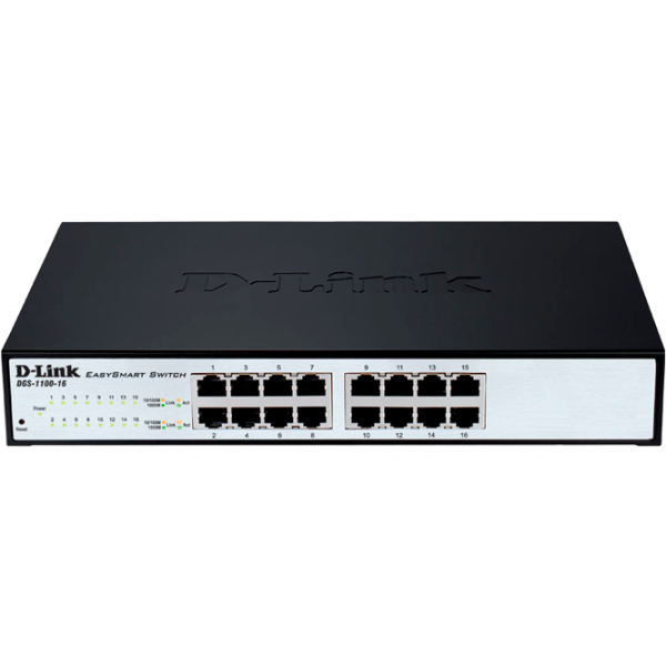 D-Link DGS-1100-16 RJ-45/ Black photo 1