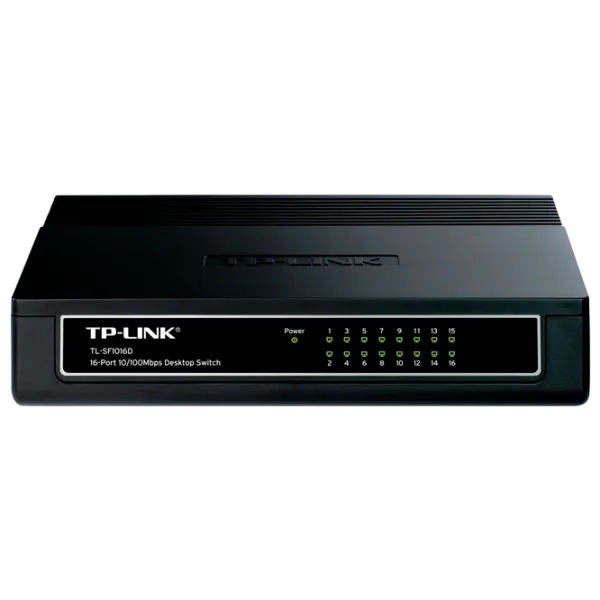 Switch TP-Link TL-SF1016D Черный photo 1