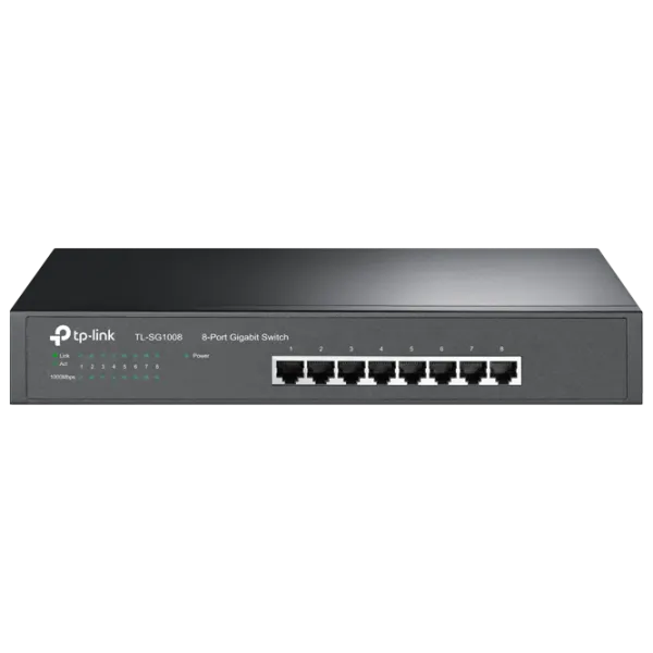 Switch TP-Link TL-SG1008 Черный photo 1