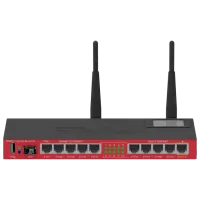Wi-Fi Роутер Mikrotik RB2011UiAS-2HnD-IN 300 Мбит/ с/ Красный