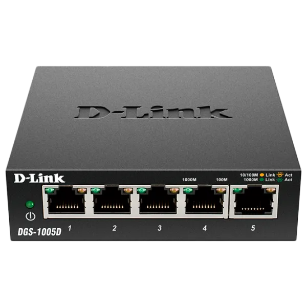 Switch D-Link DGS-1005 Черный photo 1