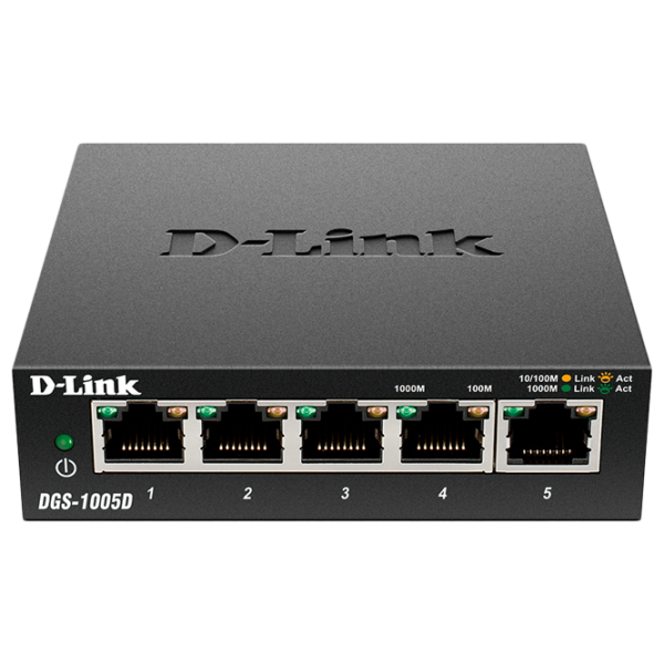 Switch D-Link DGS-1005 Черный photo 1