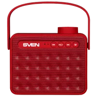 Boxă portabilă Sven PS-72 2 x 3 W/ Red