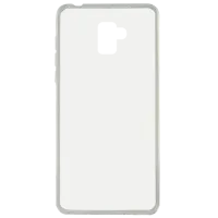 Husă pentru smartphone Samsung Galaxy A8 (2018) KSIX/ Back/ TPU/ Transparent White