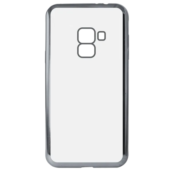 Husă pentru smartphone Samsung Galaxy A8 (2018) KSIX/ Back/ TPU/ Metalic Gray photo 1
