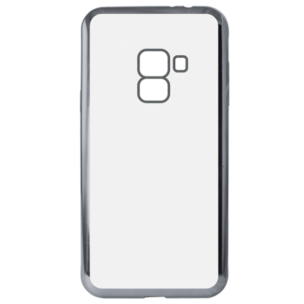 Husă pentru smartphone Samsung Galaxy A8 (2018) KSIX/ Back/ TPU/ Metalic Gray photo 1
