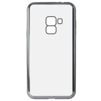 Husă pentru smartphone Samsung Galaxy A8 (2018) KSIX/ Back/ TPU/ Metalic Gray