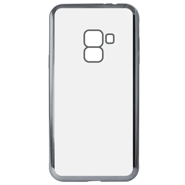 Husă pentru smartphone Samsung Galaxy A8 Plus (2018) KSIX/ Back/ TPU/ Metalic Gray photo 1