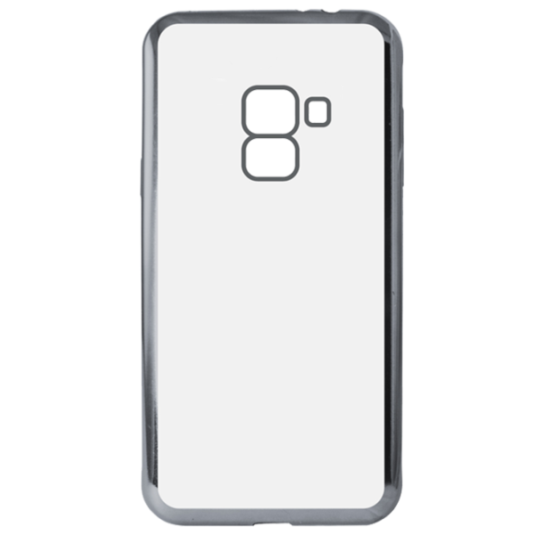 Husă pentru smartphone Samsung Galaxy A8 Plus (2018) KSIX/ Back/ TPU/ Metalic Gray photo 1