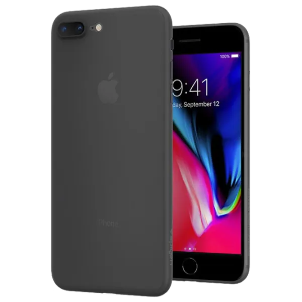 Husă pentru smartphone Apple iPhone 7/ 8 Plus Spigen/ Back/ PP/ Transparent Black photo 1