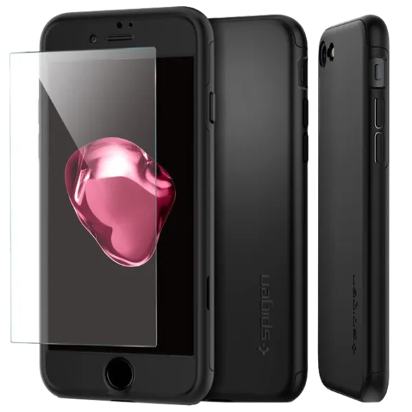 Husă pentru smartphone Apple iPhone 7/ 8 Plus Spigen/ Back/ PC/ Black photo 1 Husă pentru smartphone Apple iPhone 7/ 8 Plus Spigen/ Back/ PC/ Black photo 1