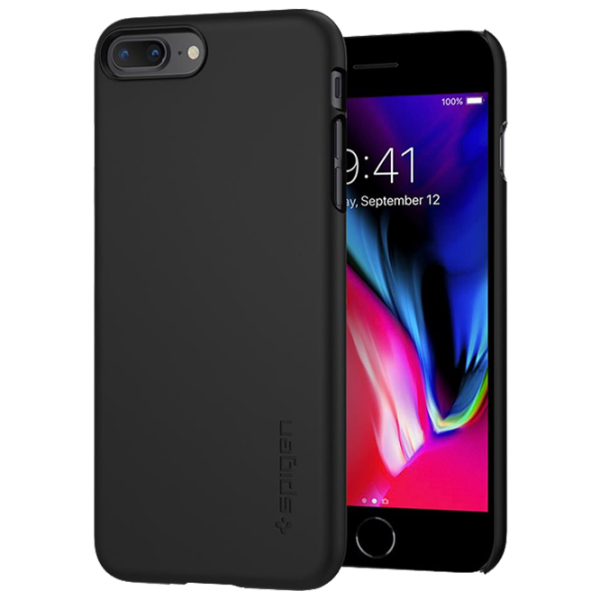 Husă pentru smartphone Apple iPhone 7/ 8 Plus Spigen/ Back/ PC/ Black photo 1 Husă pentru smartphone Apple iPhone 7/ 8 Plus Spigen/ Back/ PC/ Black photo 1