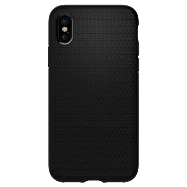 Husă pentru smartphone Apple iPhone X Spigen/ Back/ TPU/ Black photo 1 Husă pentru smartphone Apple iPhone X Spigen/ Back/ TPU/ Black photo 1